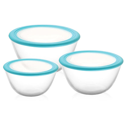 Cello Ornella Glass Mixing Bowl Set - 3 pc