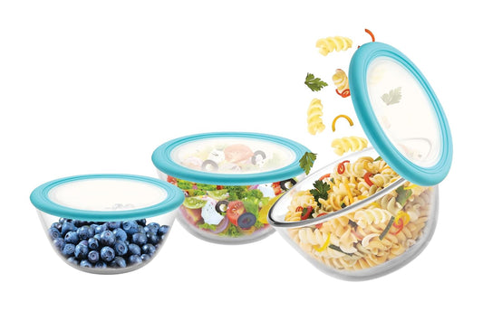 Cello Ornella Glass Mixing Bowl Set - 3 pc