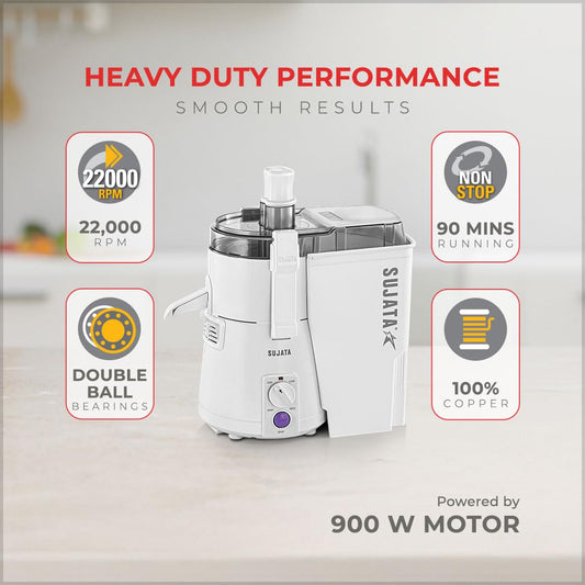 Sujata Powermatic Plus Juicer Mixer Grinder 900W