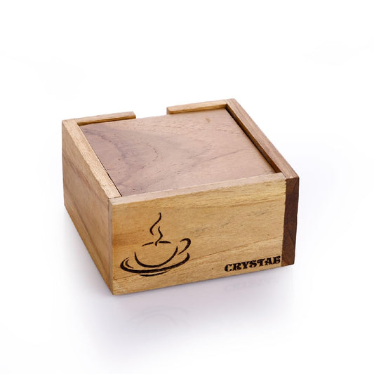 Crystal T/W Tea Coaster Square