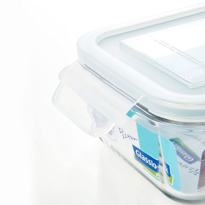 Glasslock Square Glass Storage Container — Airtight, 900ml to 2.6L