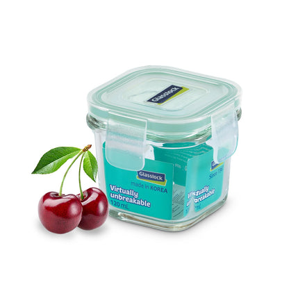 Glasslock Mini Glass Container — Airtight, for Dips, Chutney & Baby Food