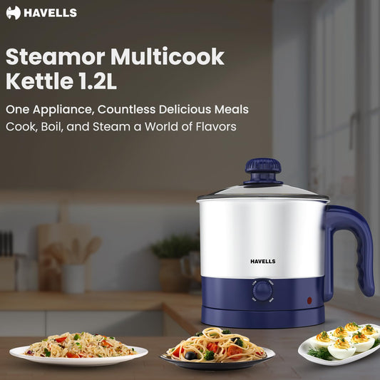 Havells Steamor Multicook Kettle 1.2 L