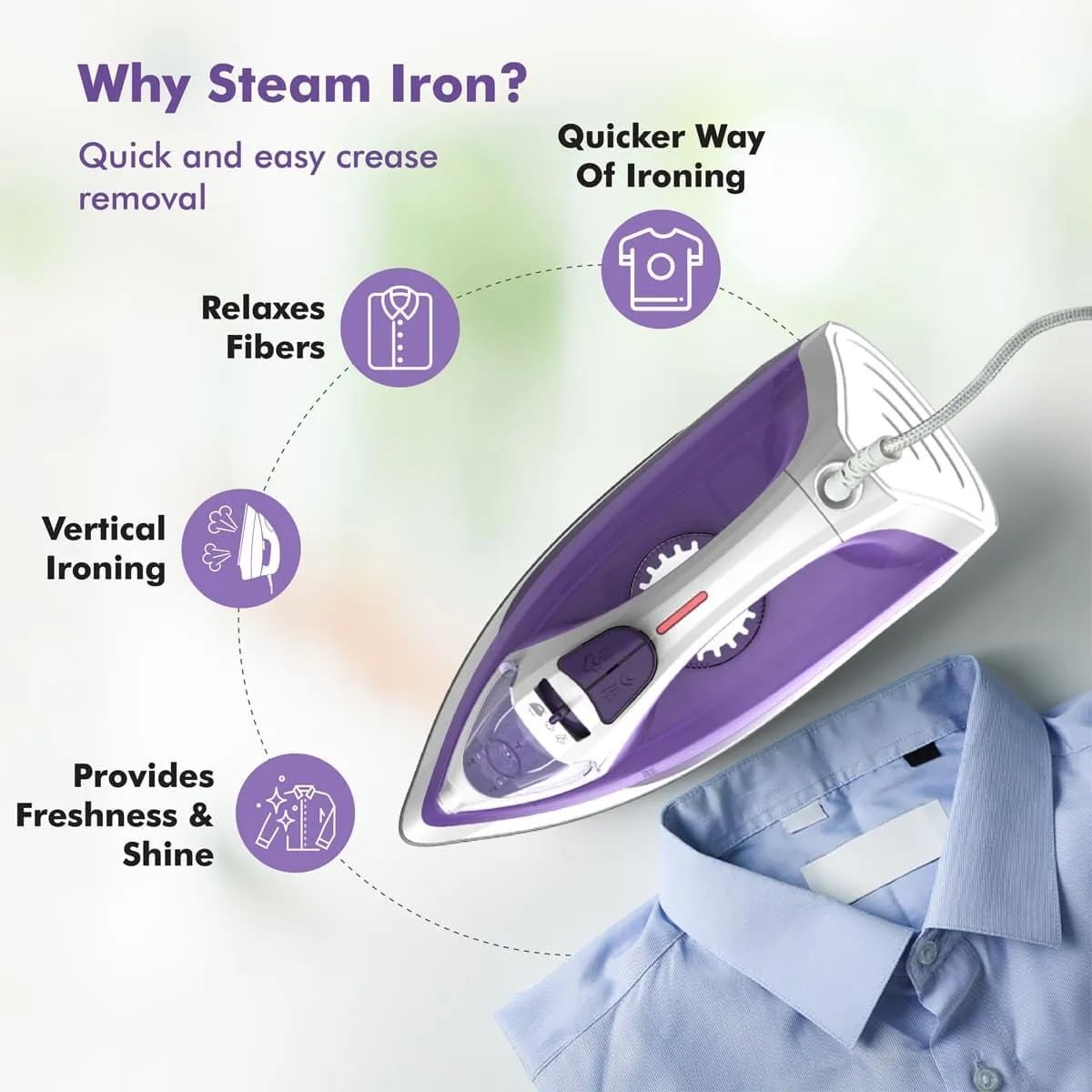 Havells Stella Steam Iron 2000 W