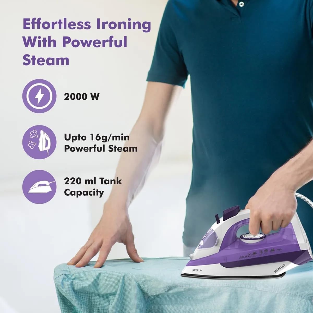 Havells Stella Steam Iron 2000 W