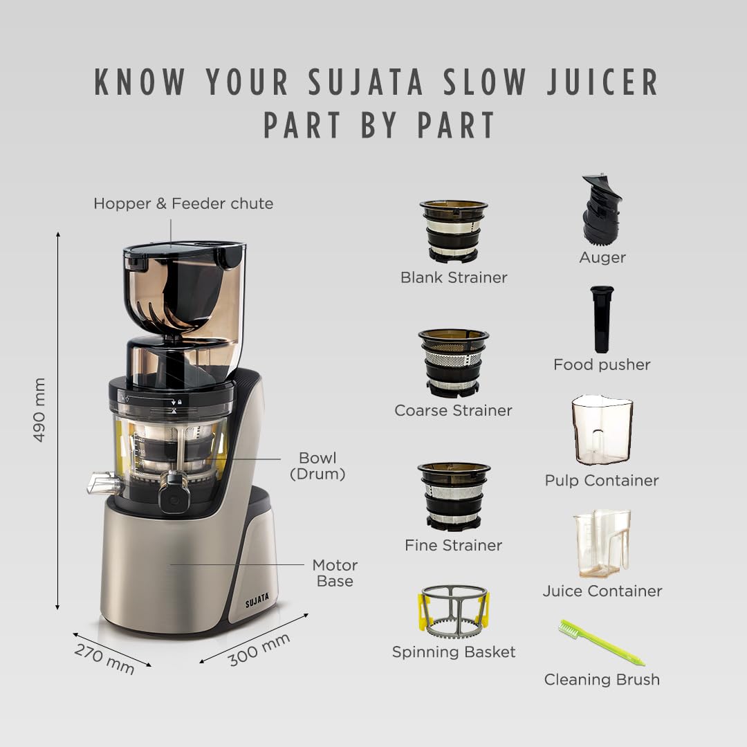 Sujata Cold Press Slow Juicer SJ01