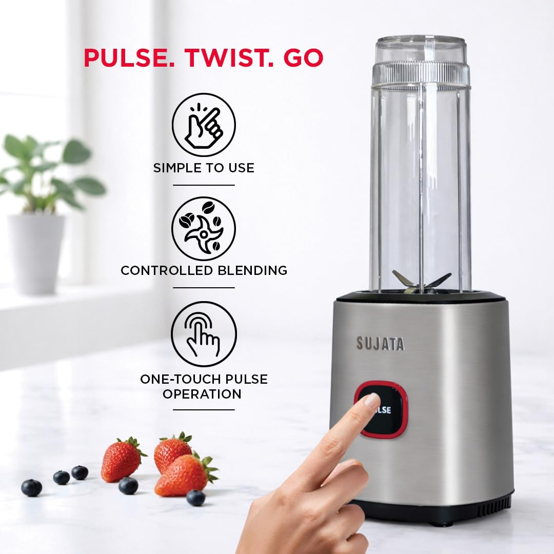 Sujata Nutromatic Compact Power Blender 600W