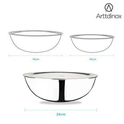 Arttdinox Reflecto Tasla Stainless Steel Triply