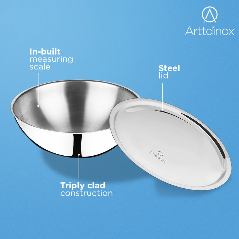 Arttdinox Reflecto Tasla Stainless Steel Triply