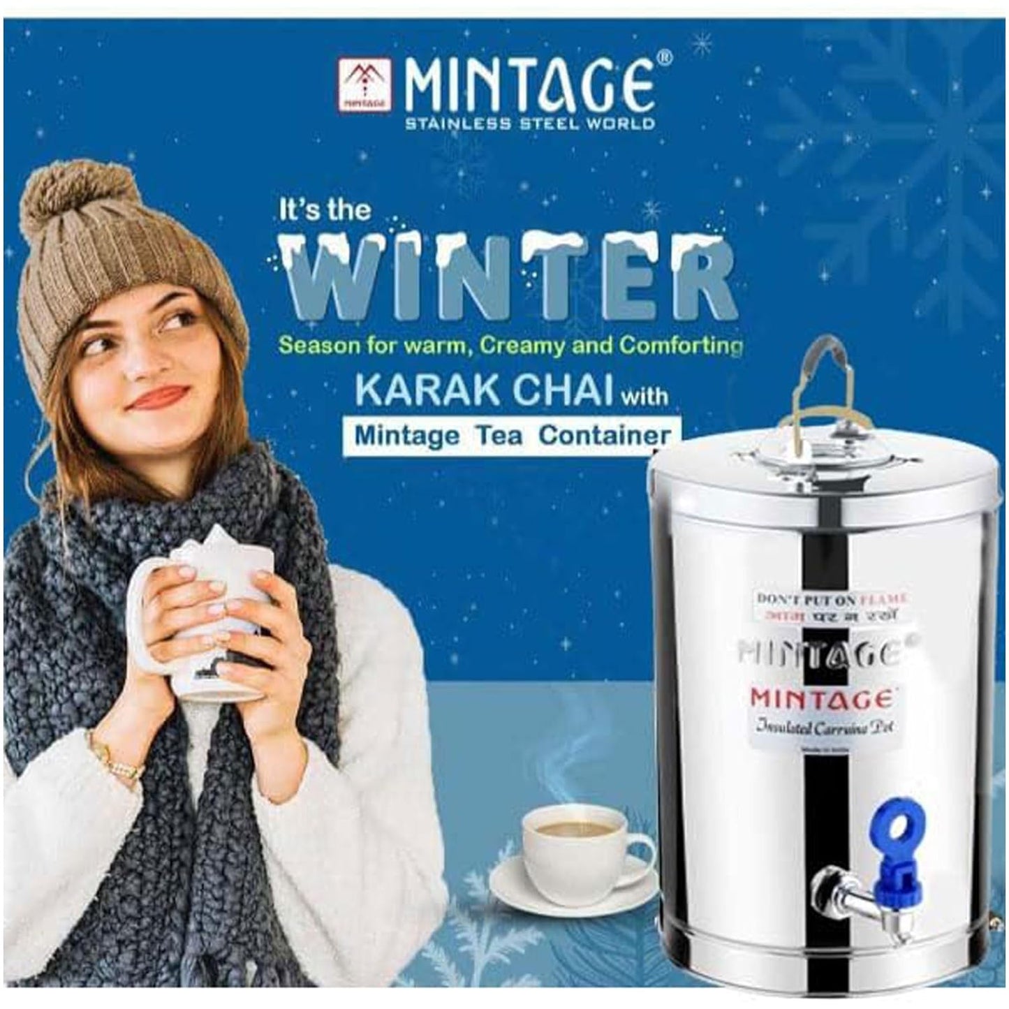 Mintage Tea Container Desire Insulated Stainless Steel
