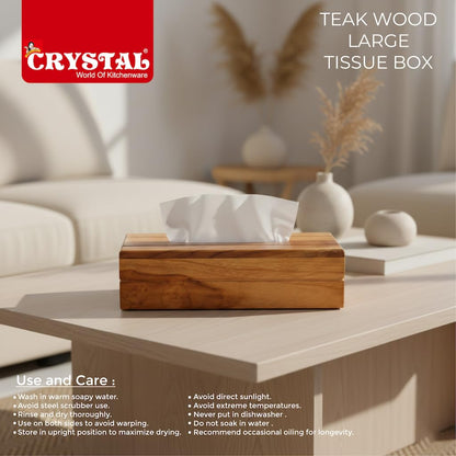 Crystal T/W Large Tissue Box
