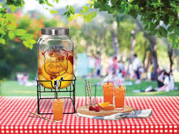 Treo Cask Glass Water Dispenser With Stand