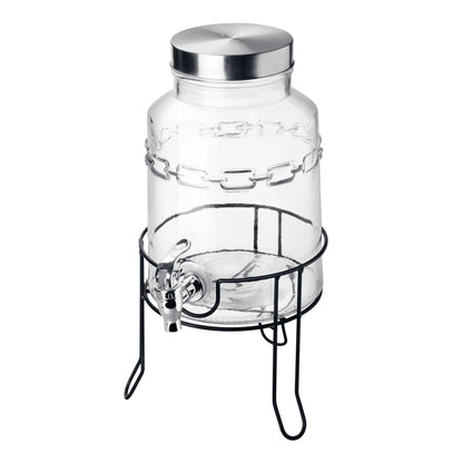 Treo Tropica Glass Water Dispenser With Stand