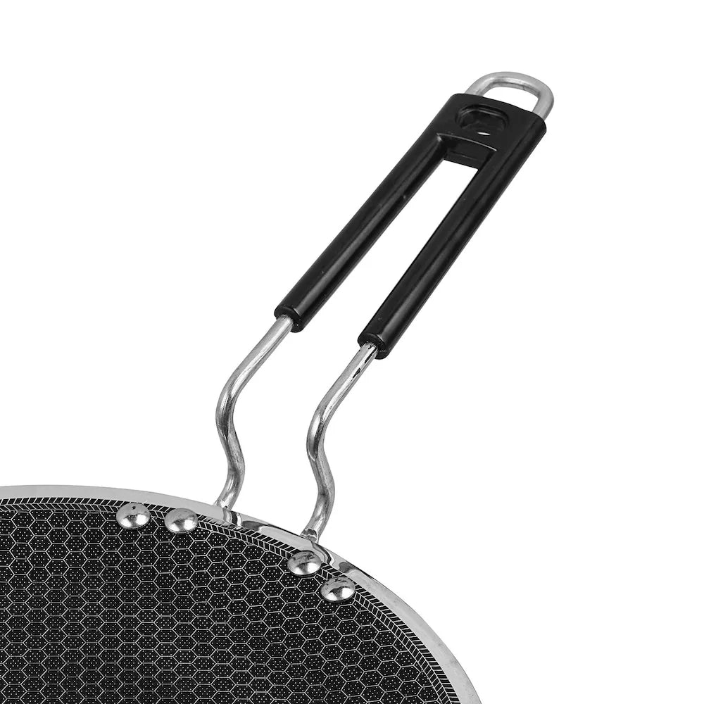 PLATINUM SAS PRO ROTI TAWA  (Thick Tri-Ply Cookware with Honeycomb Stick-free Coating, Induction-Friendly, 4 mm Body Thickness)