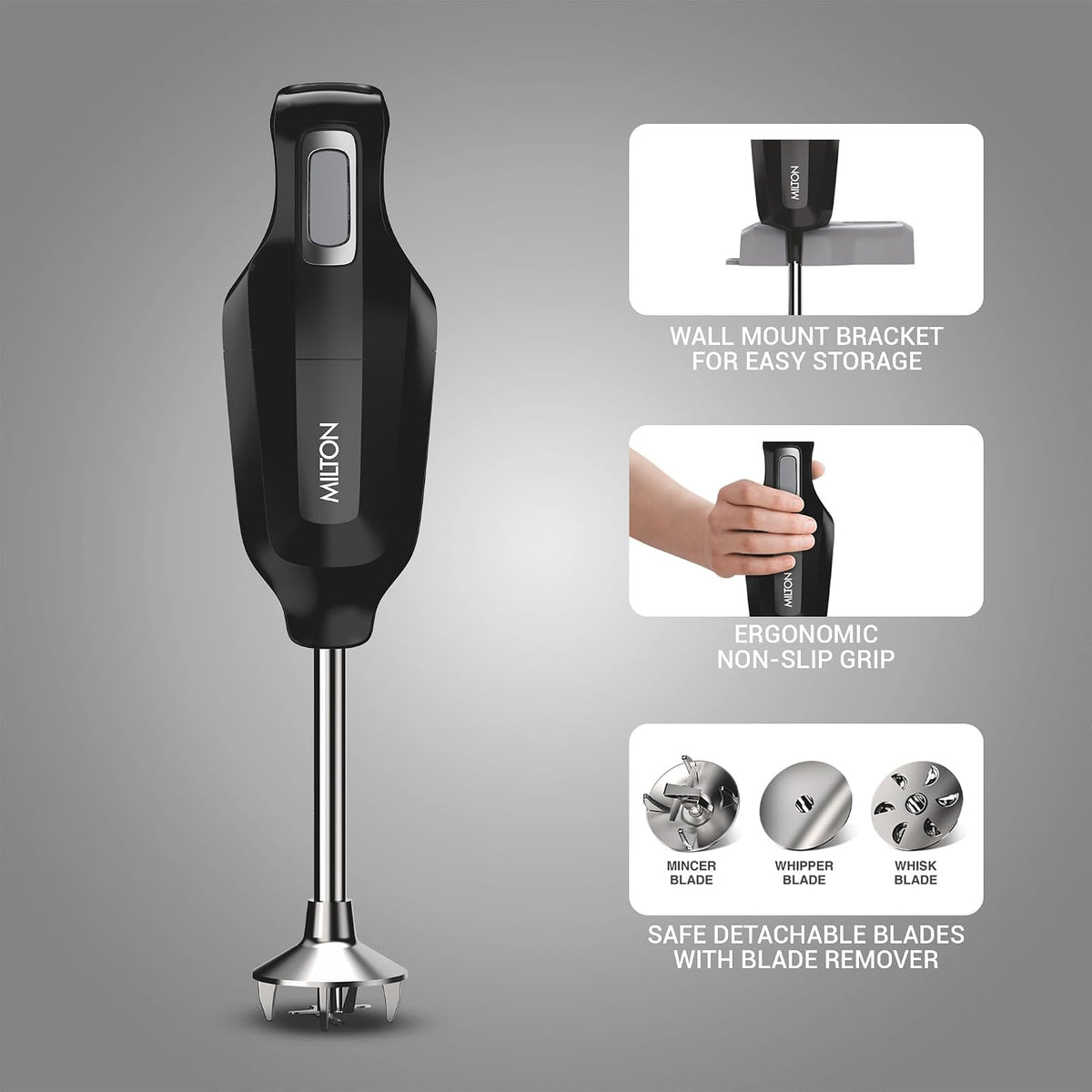 Milton VorteQ Max Hand Blender 225 W